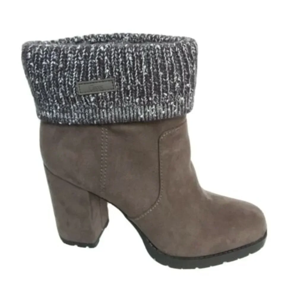 Circus Sam Edelman Carter Faux Suede Sweater Top Boots 10